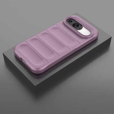 SKALO Google Pixel 9/9 Pro Rugged Bumpers TPU-suojakuori - Violetti