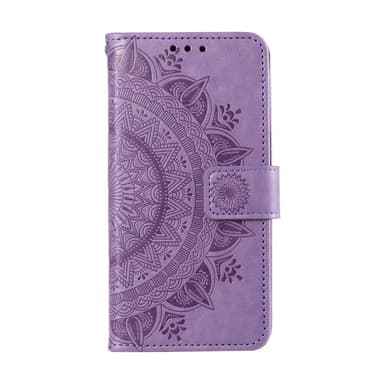SKALO Google Pixel 9/9 Pro Mandala lompakkokotelo - Violetti