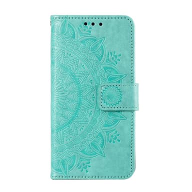 SKALO Google Pixel 9/9 Pro Mandala lompakkokotelo - Turkoosi
