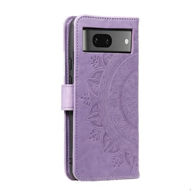 SKALO Google Pixel 9/9 Pro Mandala lompakkokotelo - Violetti