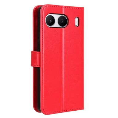 SKALO OnePlus Nord 4 PU-nahkainen Lompakkokotelo - Punainen