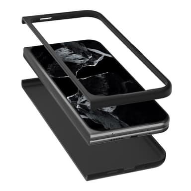ABEEL Google Pixel 9 Pro Fold Crocodile Suojakuori - Musta