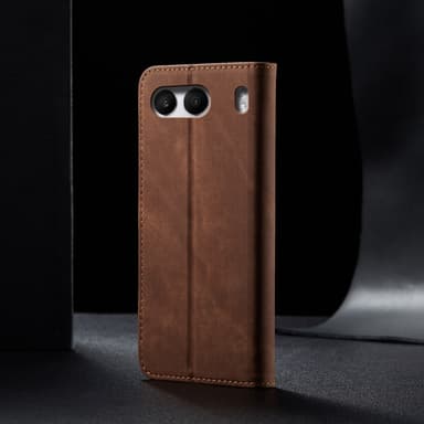 SKALO OnePlus Nord 4 Jeans Lompakkokotelo - Ruskea