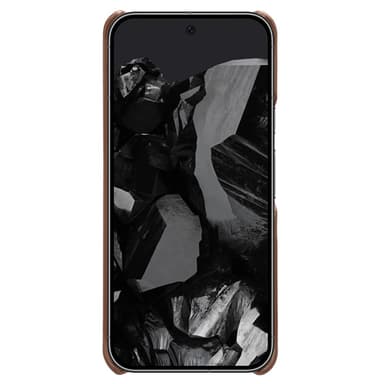 SKALO Google Pixel 9 Pro XL PU-nahkainen Suojakuori Lompakolla - Ruskea