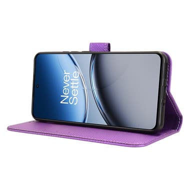 SKALO OnePlus Nord 4 Premium Mini Rhombus Lompakkokotelo - Violetti