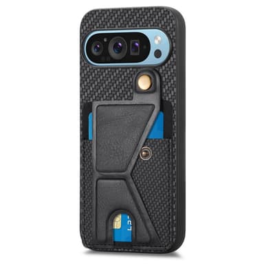 SKALO Google Pixel 9/9 Pro Carbon FIber Card Slot - Musta