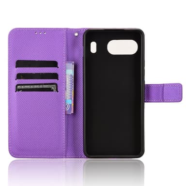 SKALO OnePlus Nord 4 Premium Mini Rhombus Lompakkokotelo - Violetti