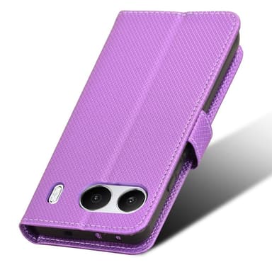 SKALO OnePlus Nord 4 Premium Mini Rhombus Lompakkokotelo - Violetti