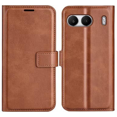 SKALO OnePlus Nord 4 Lompakkokotelo PU-nahkaa - Ruskea