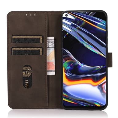 SKALO OnePlus Nord 4 KHAZNEH Lompakkokotelo PU-nahasta - Ruskea