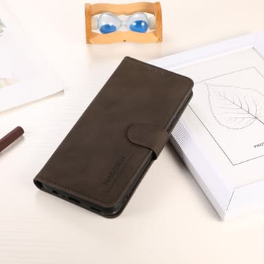 SKALO OnePlus Nord 4 KHAZNEH Lompakkokotelo PU-nahasta - Ruskea