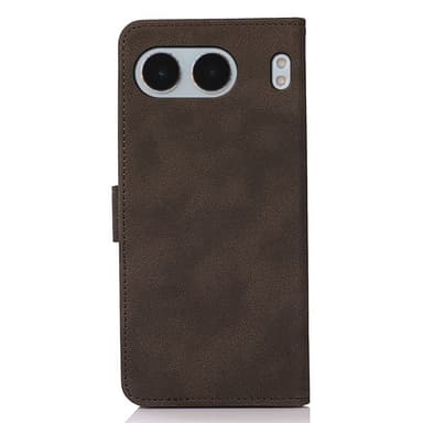 SKALO OnePlus Nord 4 KHAZNEH Lompakkokotelo PU-nahasta - Ruskea