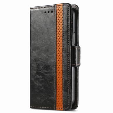 SKALO Google Pixel 9 Pro XL CASENEO 002 Series Premium PU-nahkalompakko - Musta