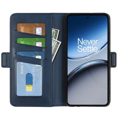 SKALO OnePlus Nord 4 Premium Wallet Lompakkokotelo - Sininen