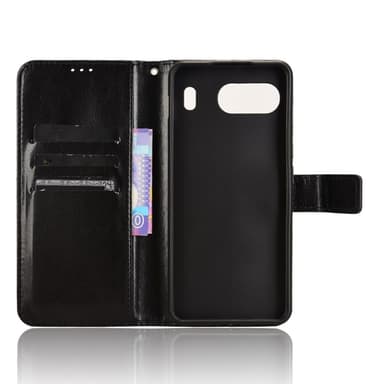 SKALO OnePlus Nord 4 PU-nahkainen Lompakkokotelo - Musta