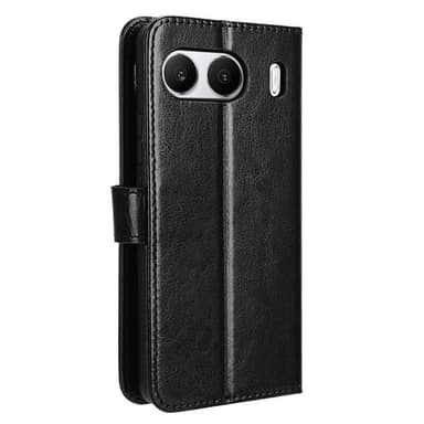 SKALO OnePlus Nord 4 PU-nahkainen Lompakkokotelo - Musta