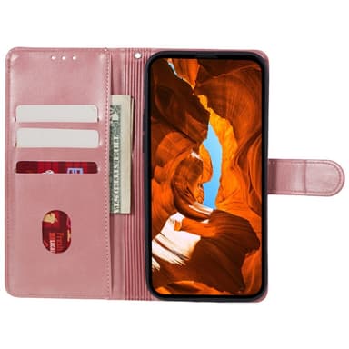 SKALO OnePlus Nord 4 Premium Wallet Lompakkokotelo - Ruusukulta