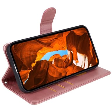 SKALO OnePlus Nord 4 Premium Wallet Lompakkokotelo - Ruusukulta