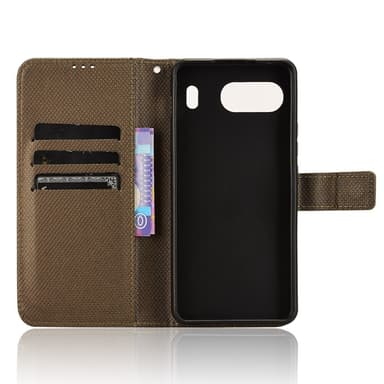 SKALO OnePlus Nord 4 Premium Mini Rhombus Lompakkokotelo - Ruskea