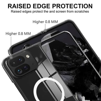 SKALO Google Pixel 9 Pro Fold Hybrid TPU+Acrylic Suojakuori