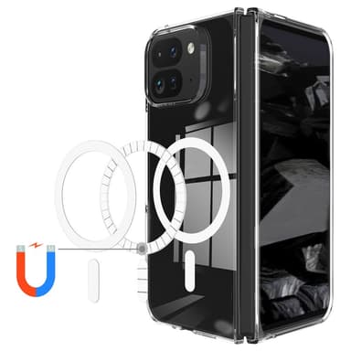 SKALO Google Pixel 9 Pro Fold Hybrid TPU+Acrylic Suojakuori