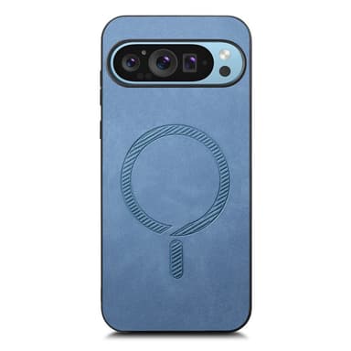 SKALO Google Pixel 9/9 Pro PU Nahka Hybrid Suojakuori - Sininen