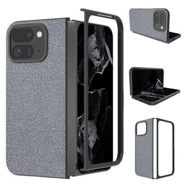 SKALO Google Pixel 9 Pro Fold Rhinestone Texture Suojakuori - Harmaa