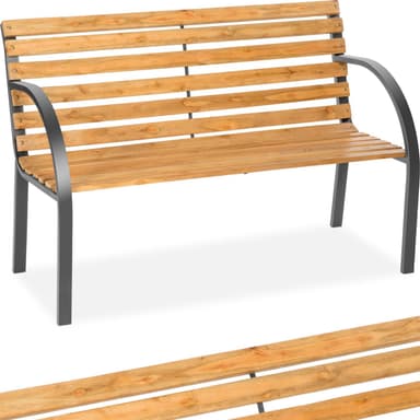 Puutarhapenkki 2-istuttava puusta (119.5x 62x83cm) -