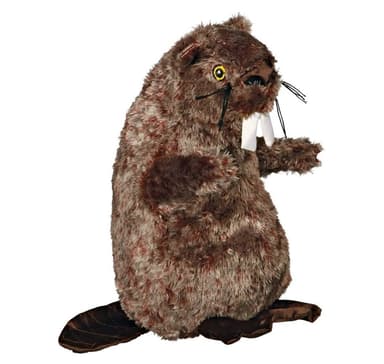 Majava, alkuperäinen eläimen ääni, pehmo, lelu koirille, 27 cm