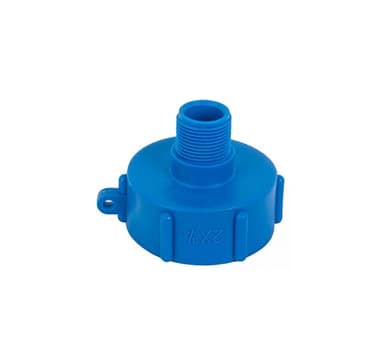 IBC adapter, S60x6 sisäkierre - 3/4"" ulkokierre, Bradas