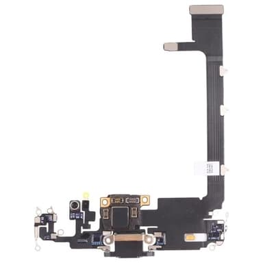 Latausliitin iPhone 11 pro max:lle, Latausliitännän joustokaapeli, musta