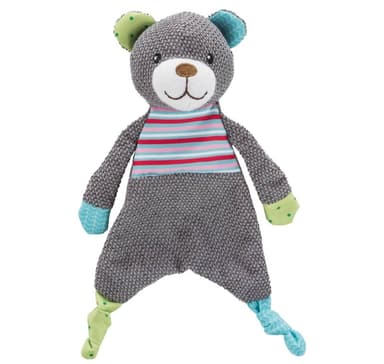 Lelu koirille Junior karhu, kangas/pehmo, 28 cm