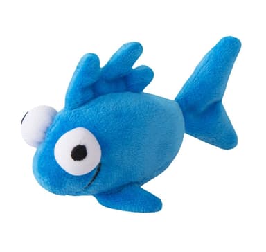 Lelu kissoille Comfort Plush Fish, pieni, sininen