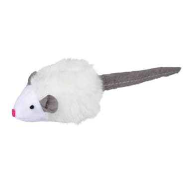 Lelu kissoille Hiiri mikrosirulla, pehmo, kissanminttu, 6 cm