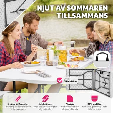 Kokoontaitettava retkipöytä -