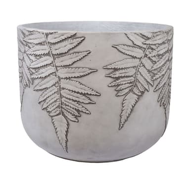 Kasvinpidin SANAINEN D55xH43,5cm, valkoinen/harmaa