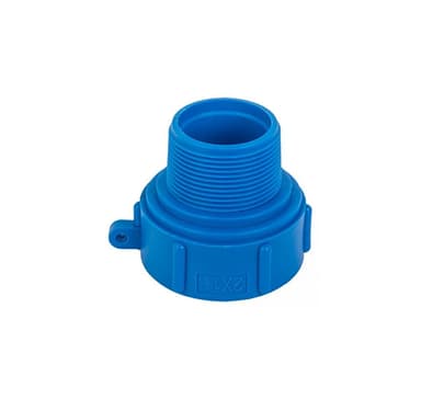 IBC adapter, S60x6 sisäkierre - 1½"" ulkokierre, Bradas