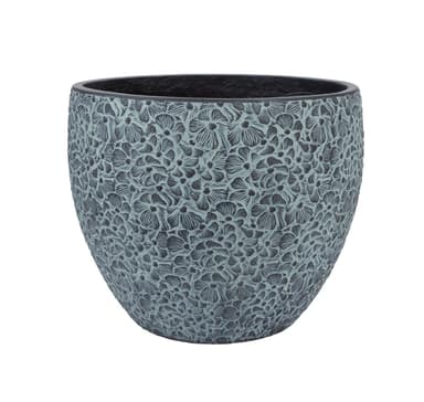 Kasviteline FLORA D44xH36cm, musta/harmaa