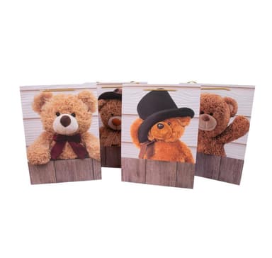 Lahjakassi TEDDY, 31x42x12cm, sekoitus