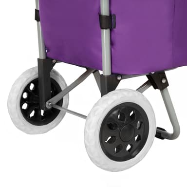 ostoskärry taittuva - violetti