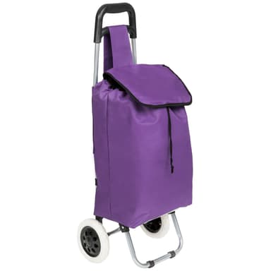 ostoskärry taittuva - violetti