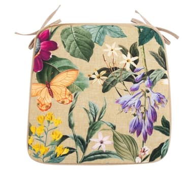 Tuolityyny AMAZONIA 39x39cm, beige kukallinen