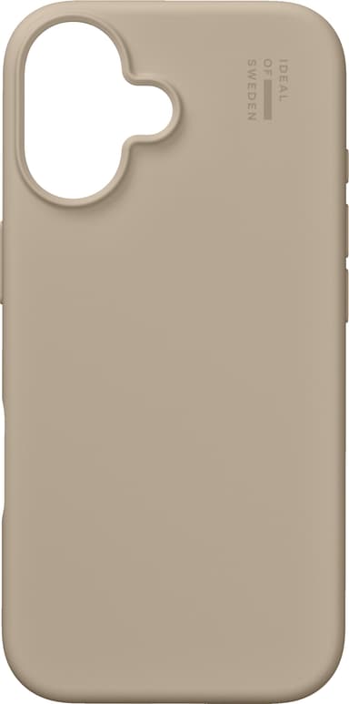 iDeal of Sweden Silicone iPhone 16 suojakuori (beige)