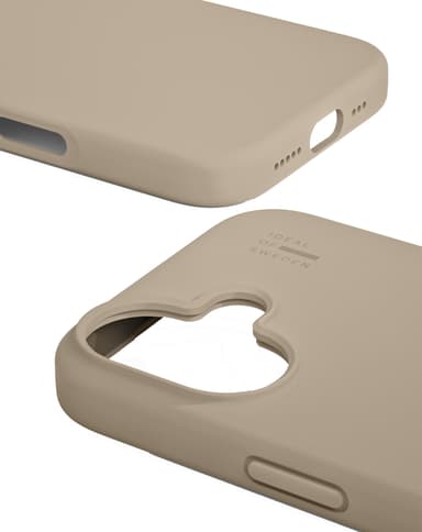 iDeal of Sweden Silicone iPhone 16 suojakuori (beige)