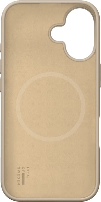 iDeal of Sweden Silicone iPhone 16 suojakuori (beige)