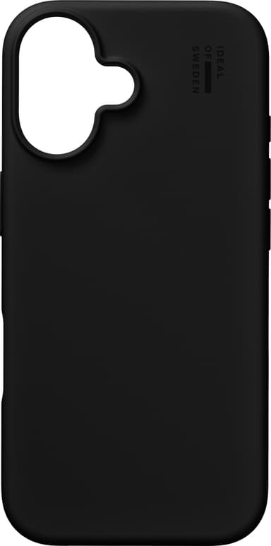 iDeal of Sweden Silicone iPhone 16 suojakuori (musta)