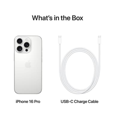 iPhone 16 Pro 5G älypuhelin 1 TB valkotitaani