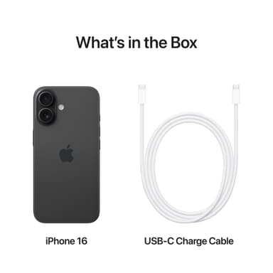 iPhone 16 – 5G älypuhelin 512 GB musta