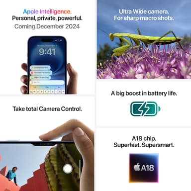 iPhone 16 – 5G älypuhelin 512 GB musta