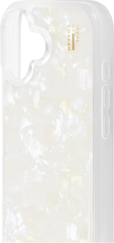 Ideal of Sweden iPhone 16 suojakuori (Pearlized White)